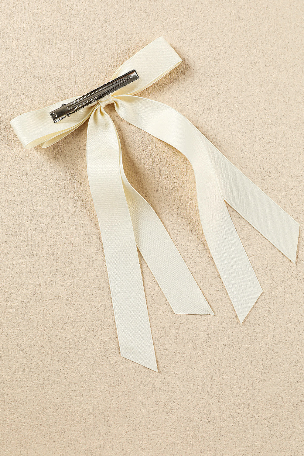 Black Elegant Terylene Double Bow Hair Clip