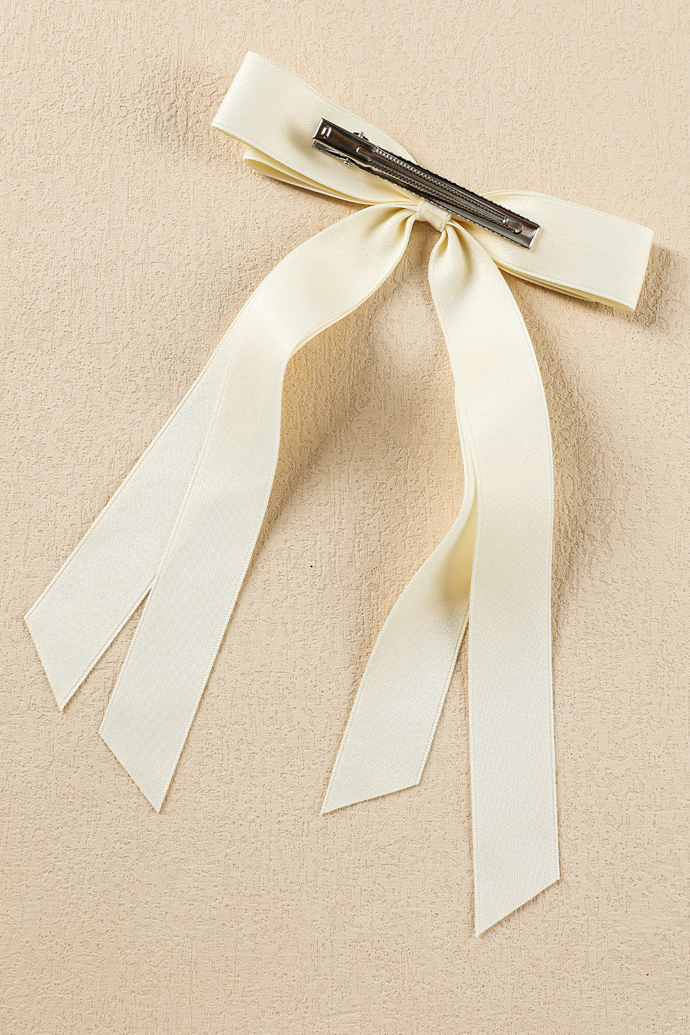 Black Elegant Terylene Double Bow Hair Clip