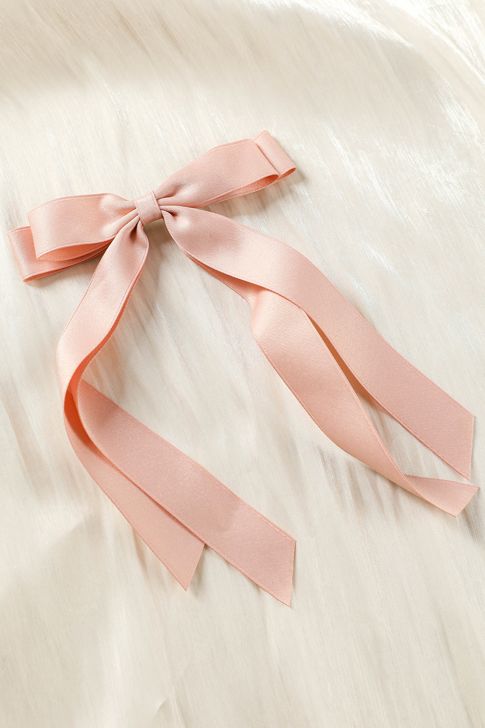 Black Elegant Terylene Double Bow Hair Clip