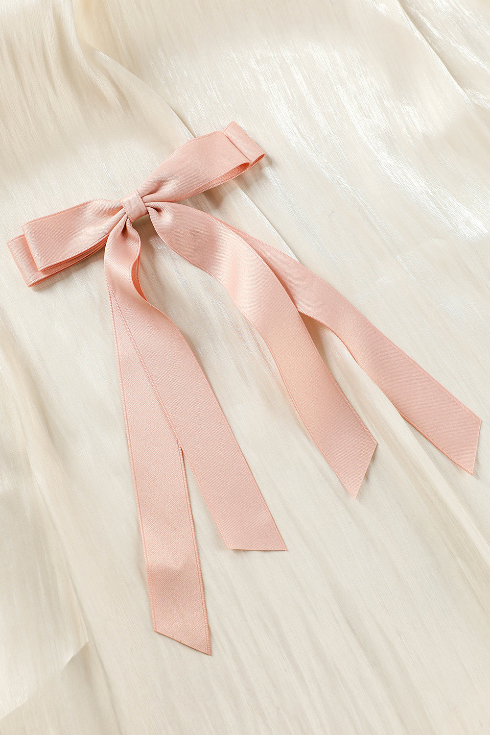 Black Elegant Terylene Double Bow Hair Clip