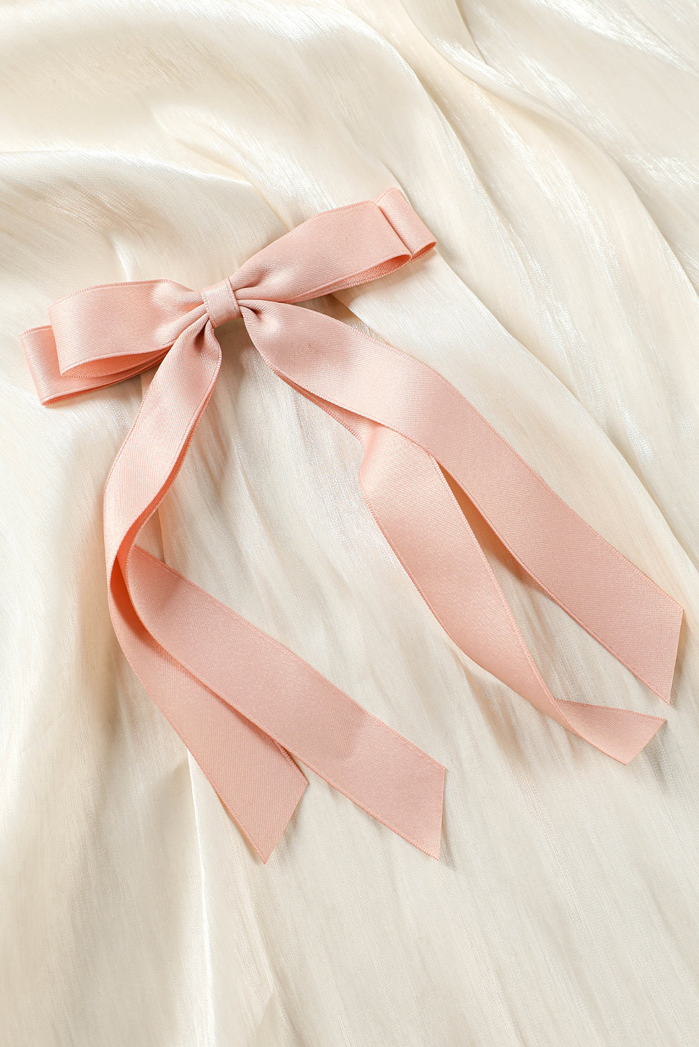 Black Elegant Terylene Double Bow Hair Clip