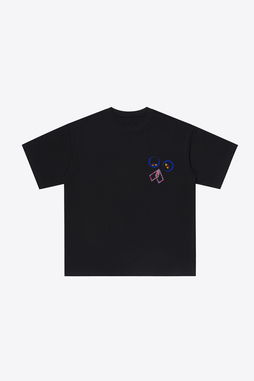 Graphic Round Neck Short Sleeve Cotton Tee