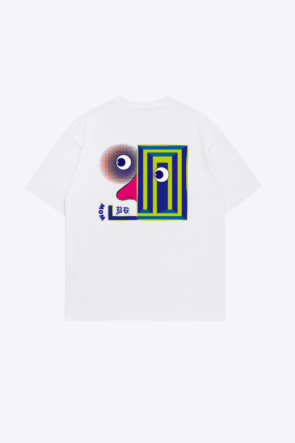 Graphic Round Neck Cotton Tee Shirt