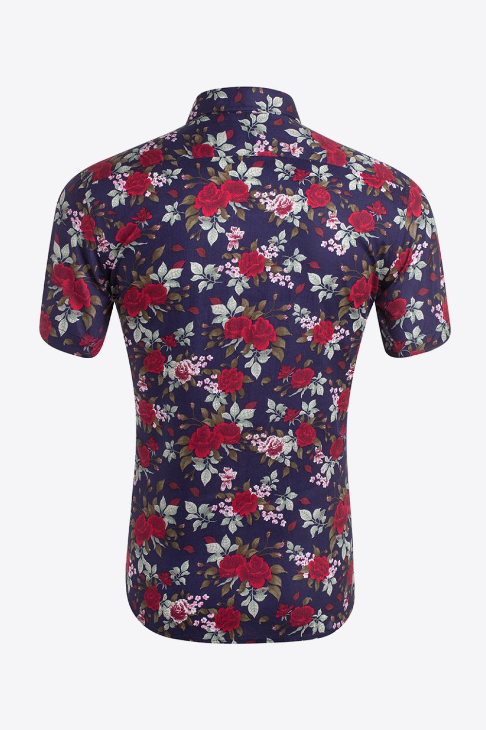 Vacation Style Floral Beach Shirt