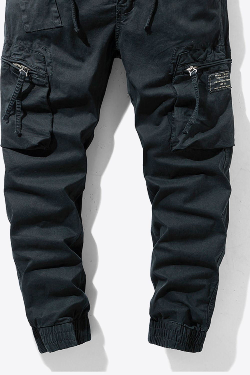 Drawstring Waist Cargo Joggers