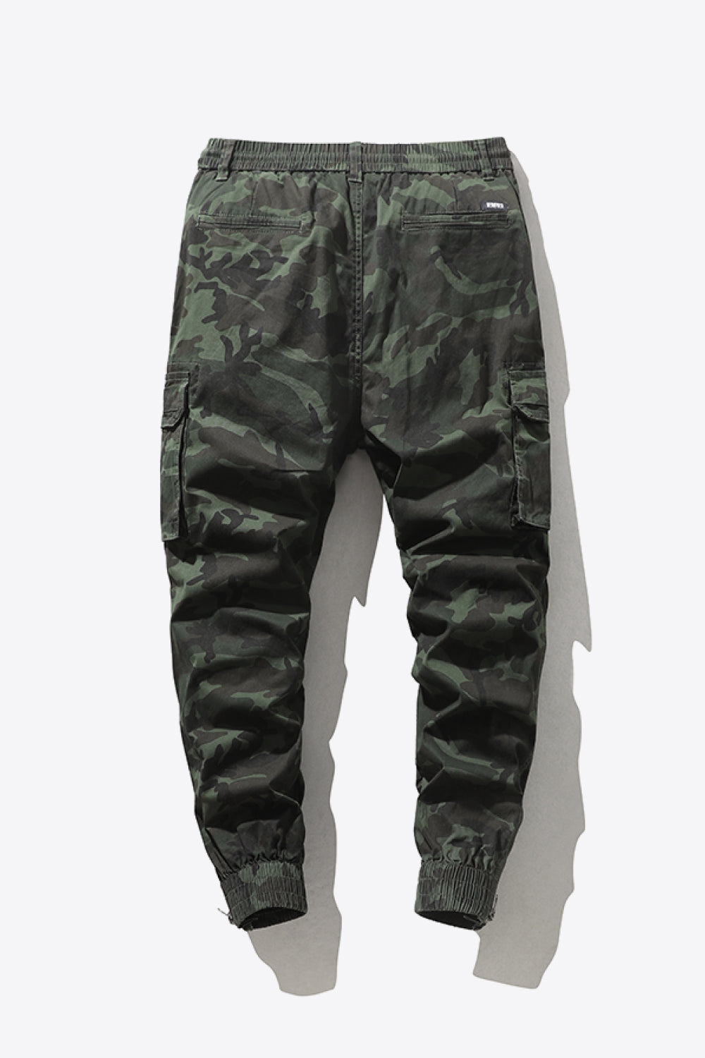 Camouflage Drawstring Waist Joggers