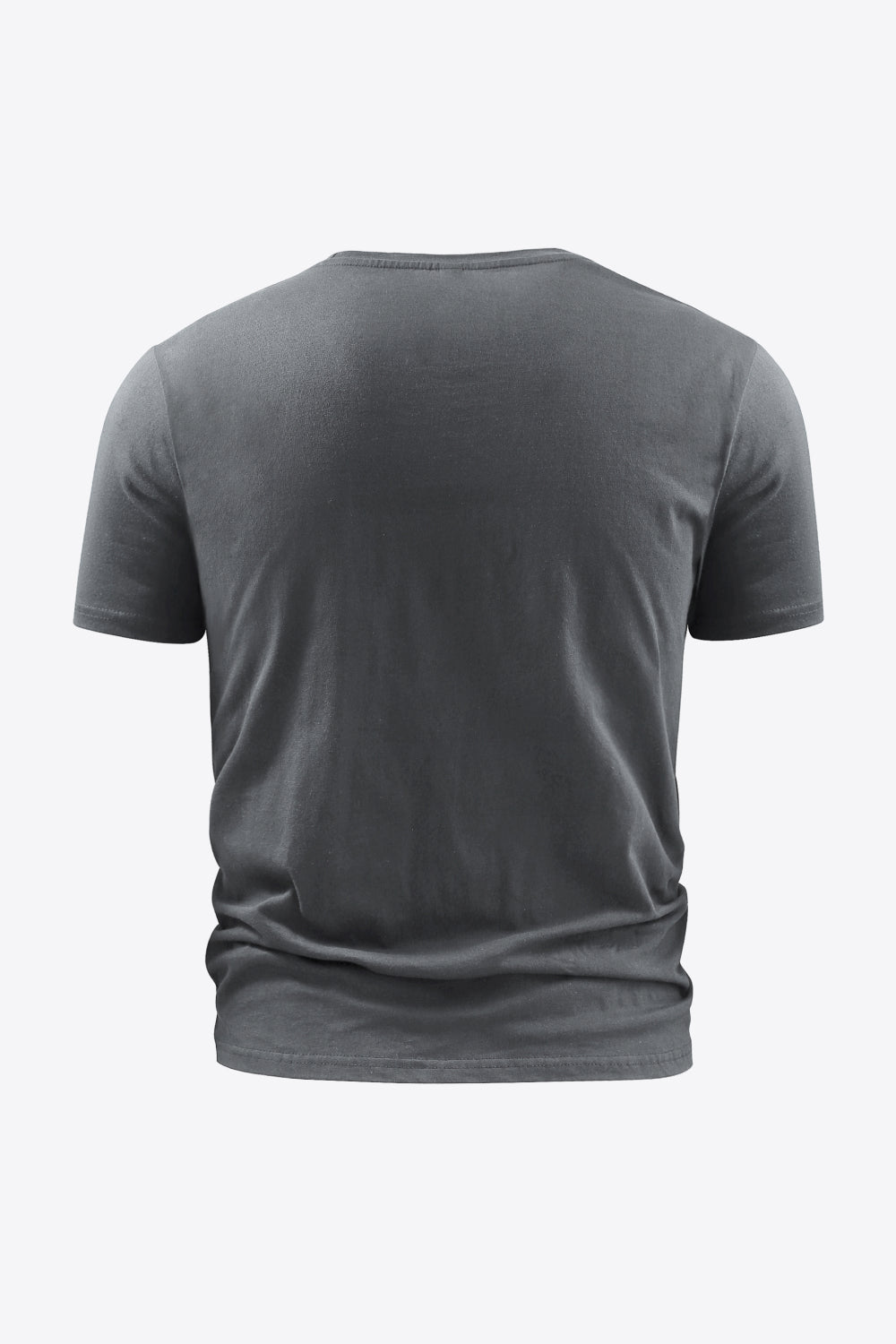 Slogan Graphic Round Neck T-Shirt