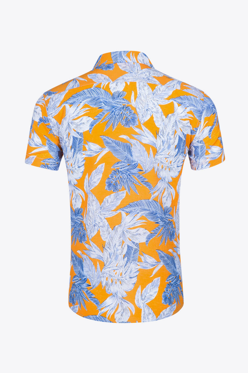 Tropical Pattern Buttoned Beach Shirt