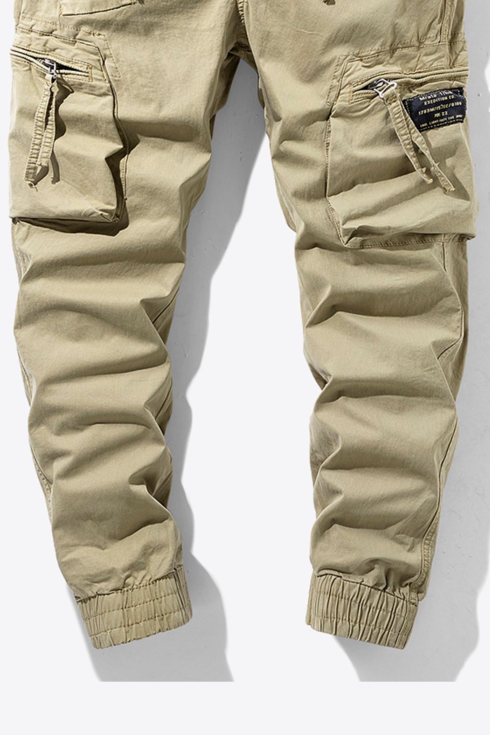 Drawstring Waist Cargo Joggers