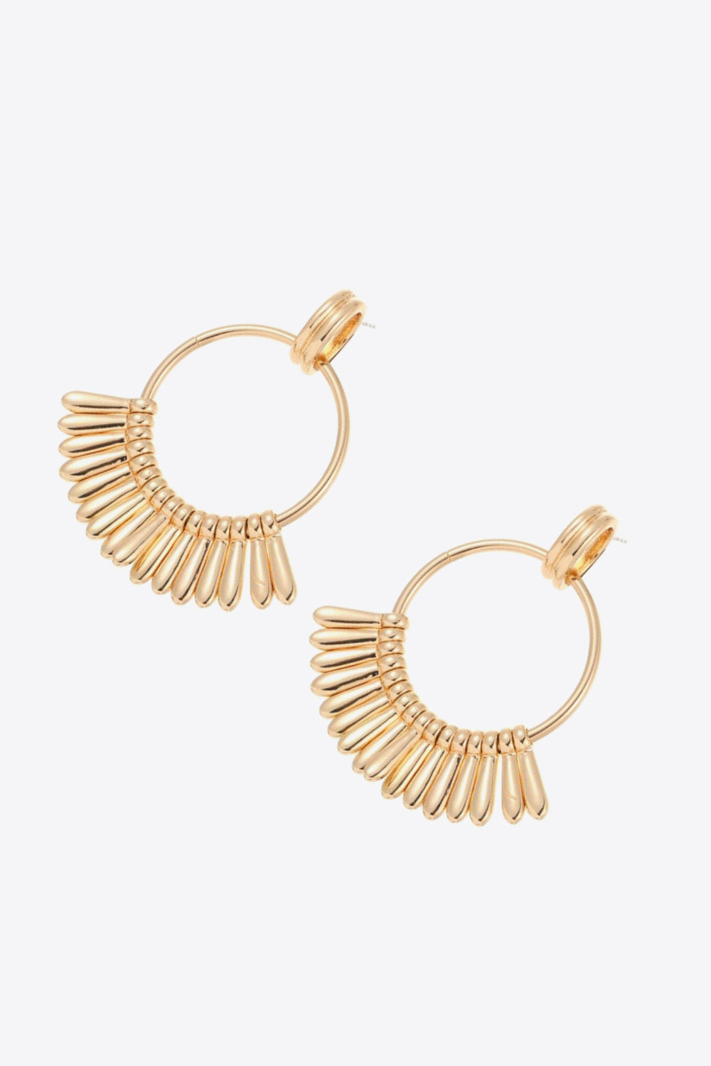 18K Gold-Plated Zinc alloy Drop 5-Pair Earrings