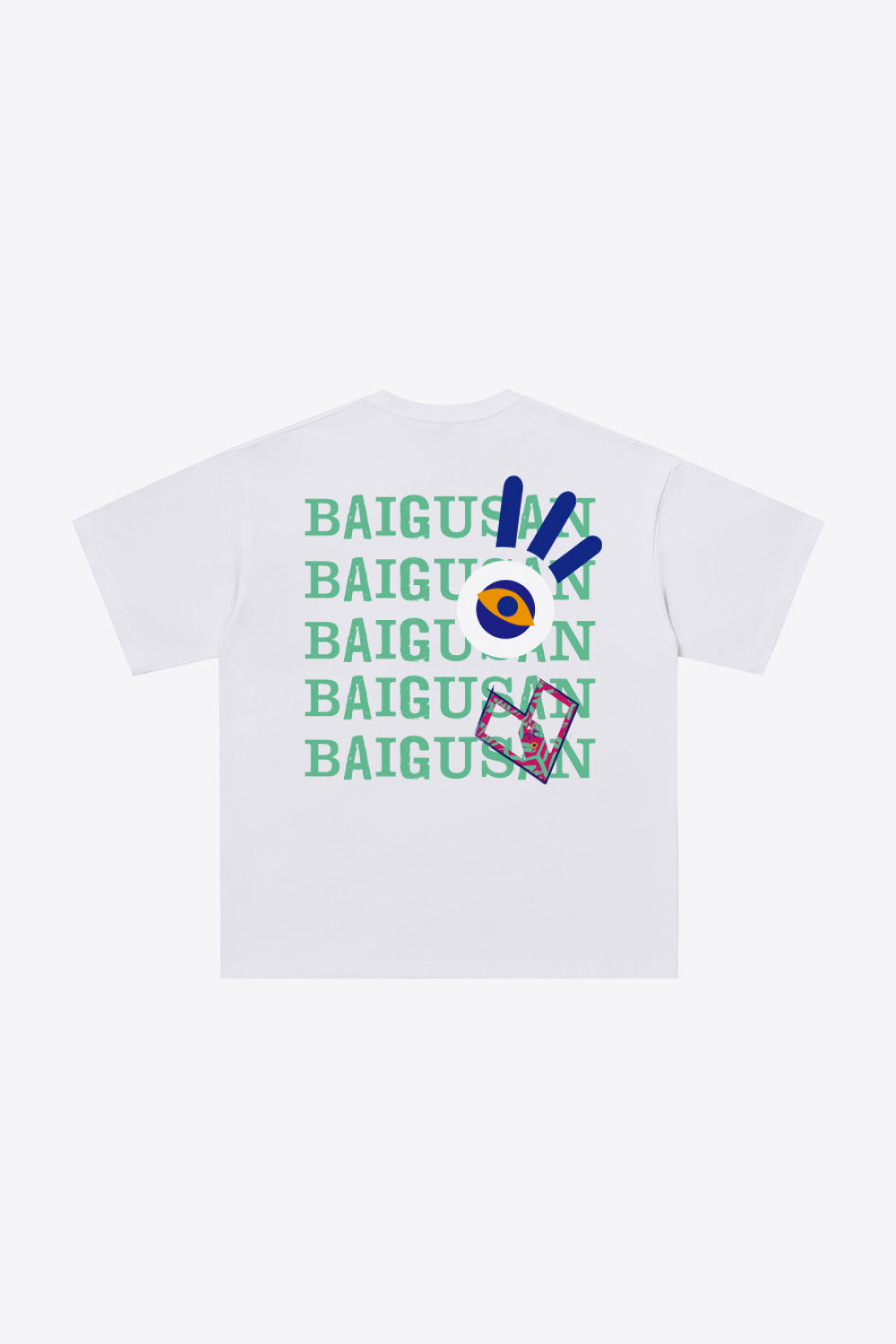 Graphic Round Neck Short Sleeve Cotton Tee