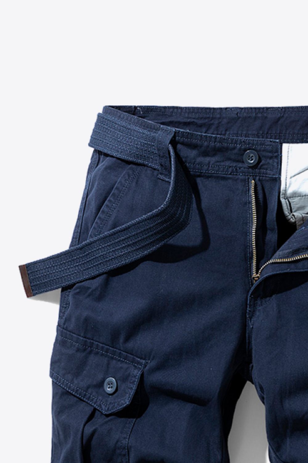 Belted Cargo Shorts