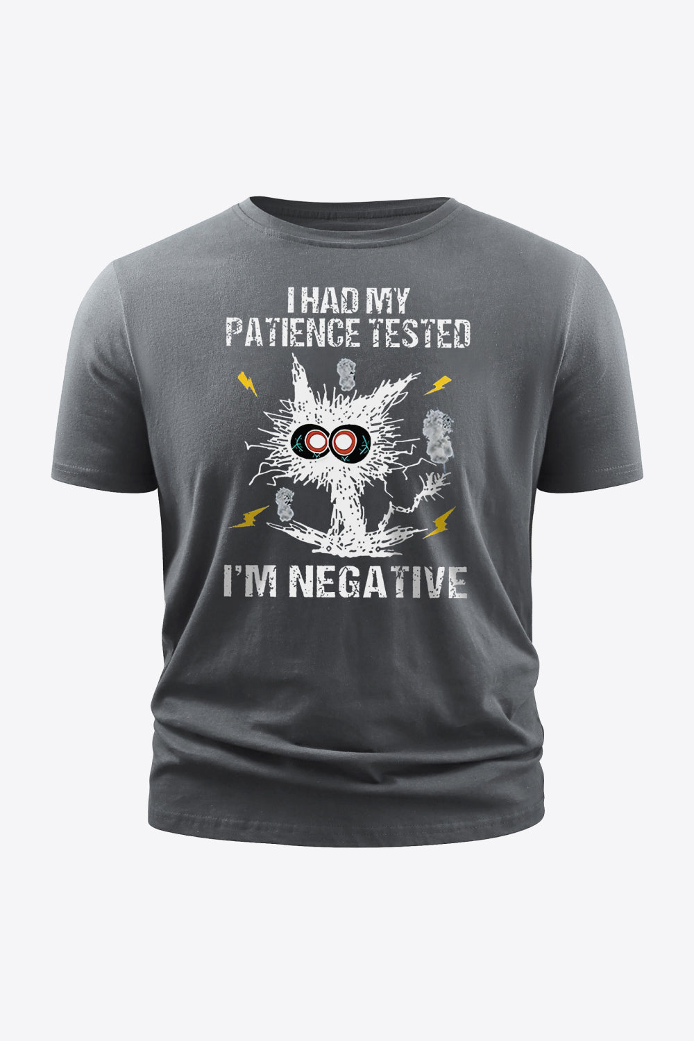 Slogan Animal Graphic Round Neck Tee