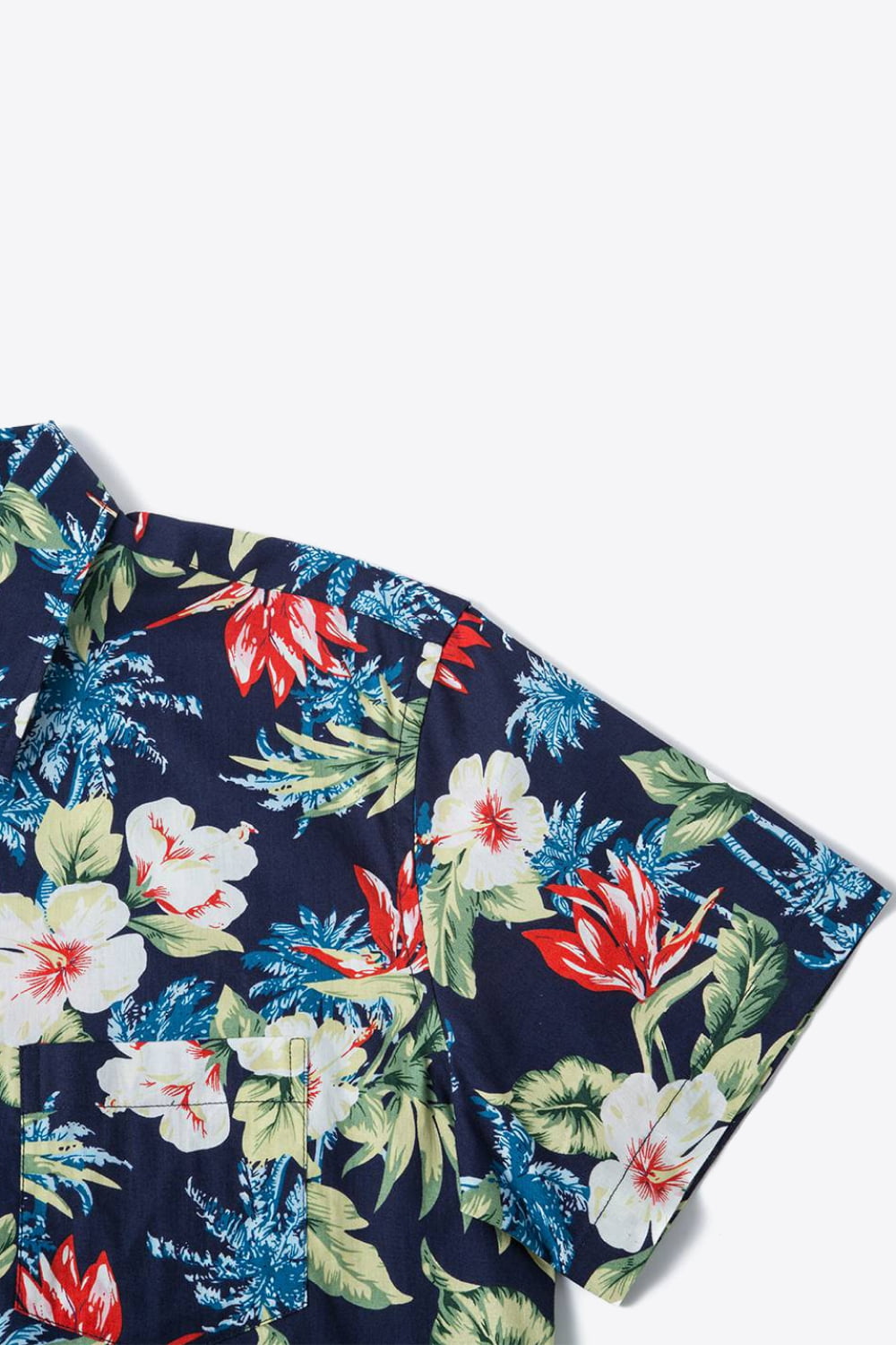 Vacation Style Floral Beach Shirt