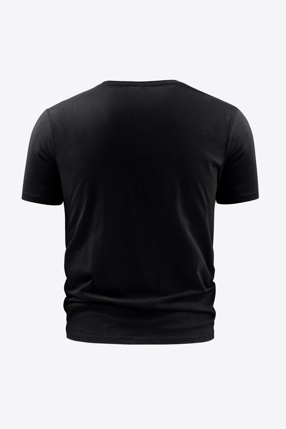 Slogan Graphic Round Neck Tee