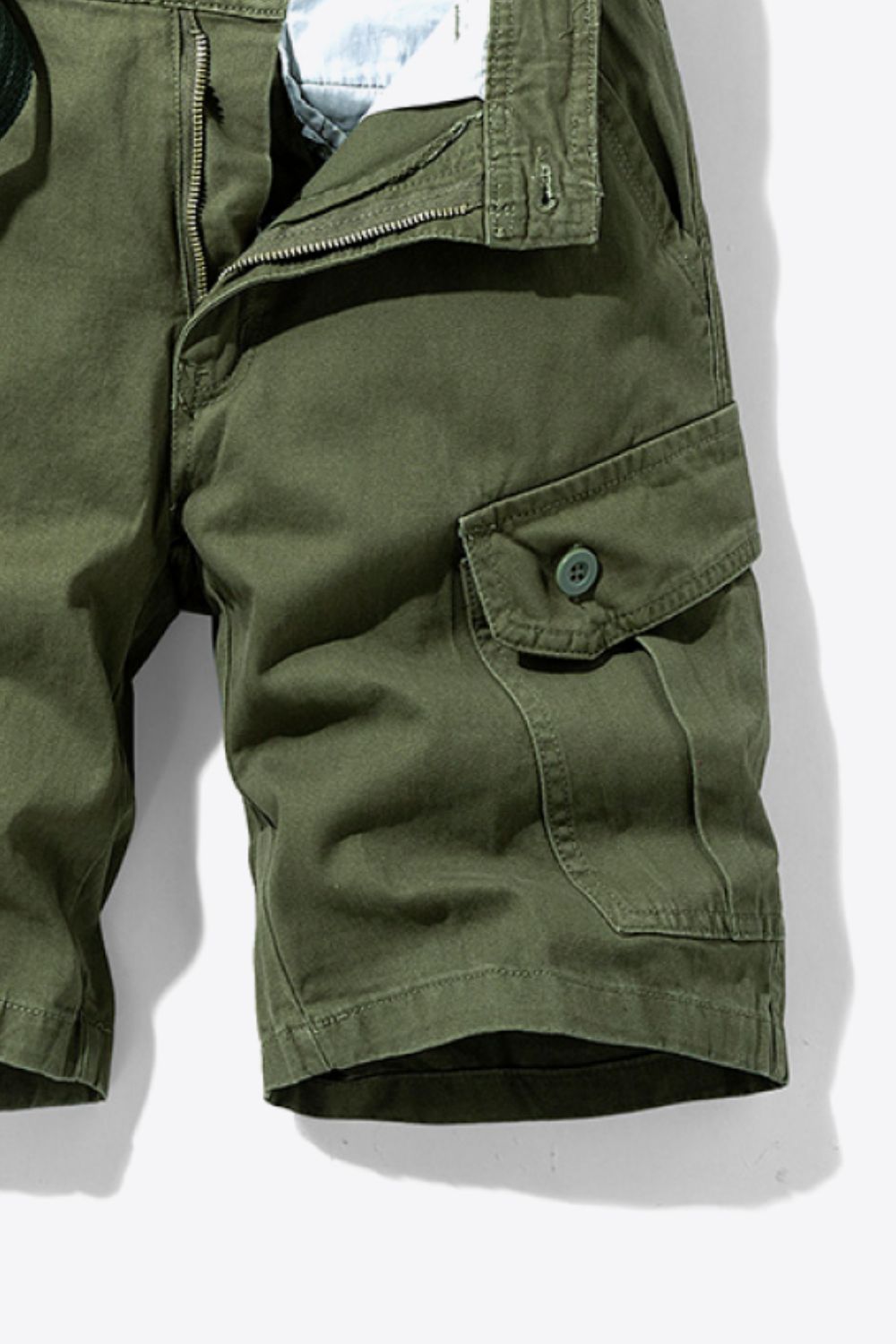 Belted Cargo Shorts