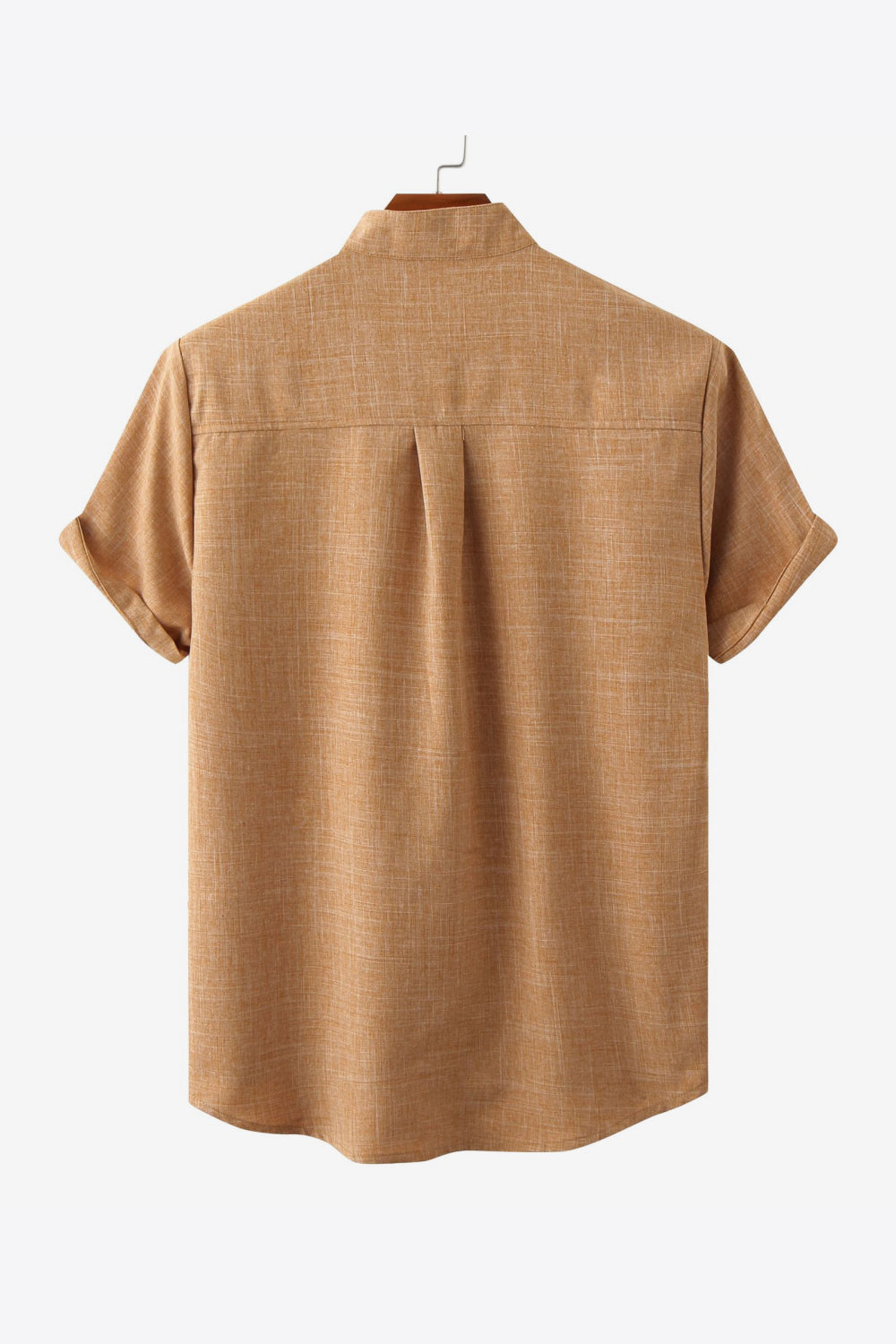 Button Front High-Low Pocket Shirt