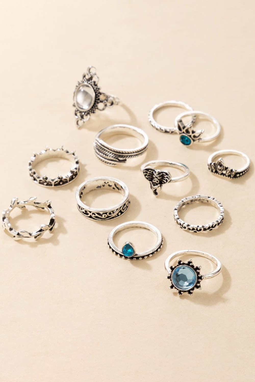 Zinc Alloy Ring Set