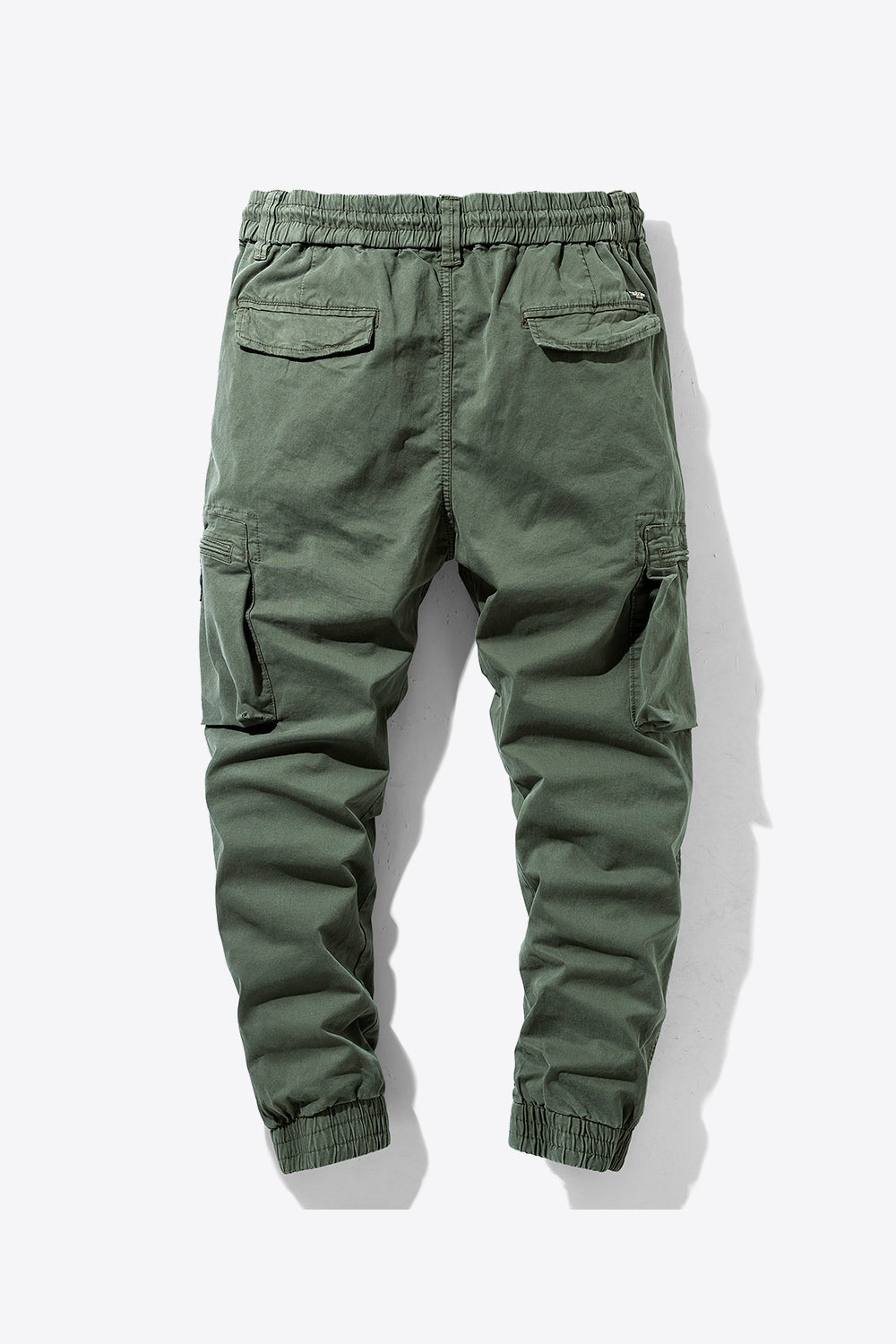 Drawstring Waist Cargo Joggers