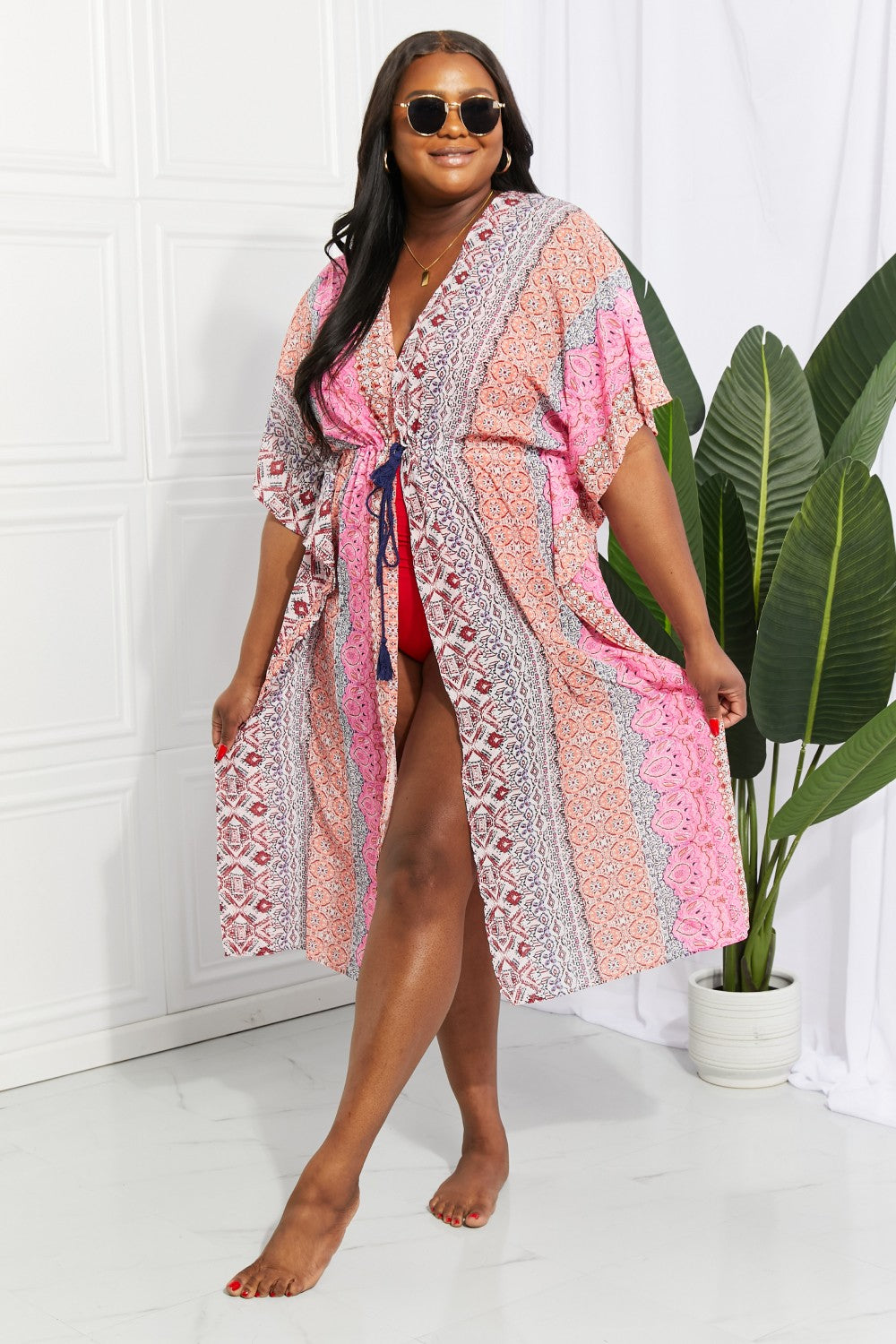 Bohemian Tassel Tie Cover Up
