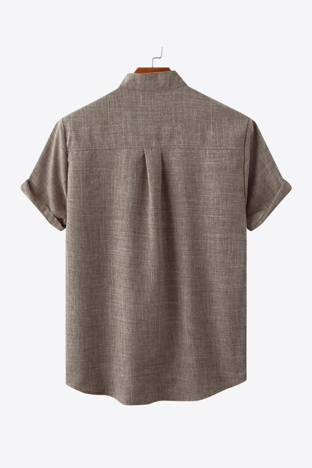 Button Front High-Low Pocket Shirt