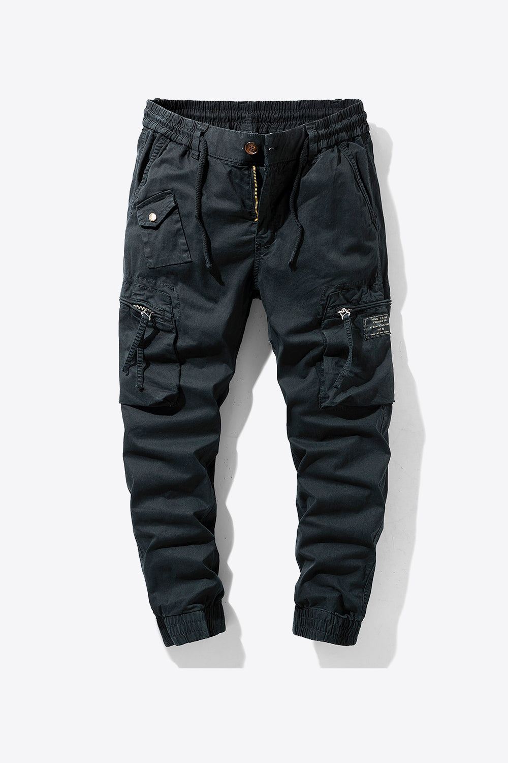 Drawstring Waist Cargo Joggers