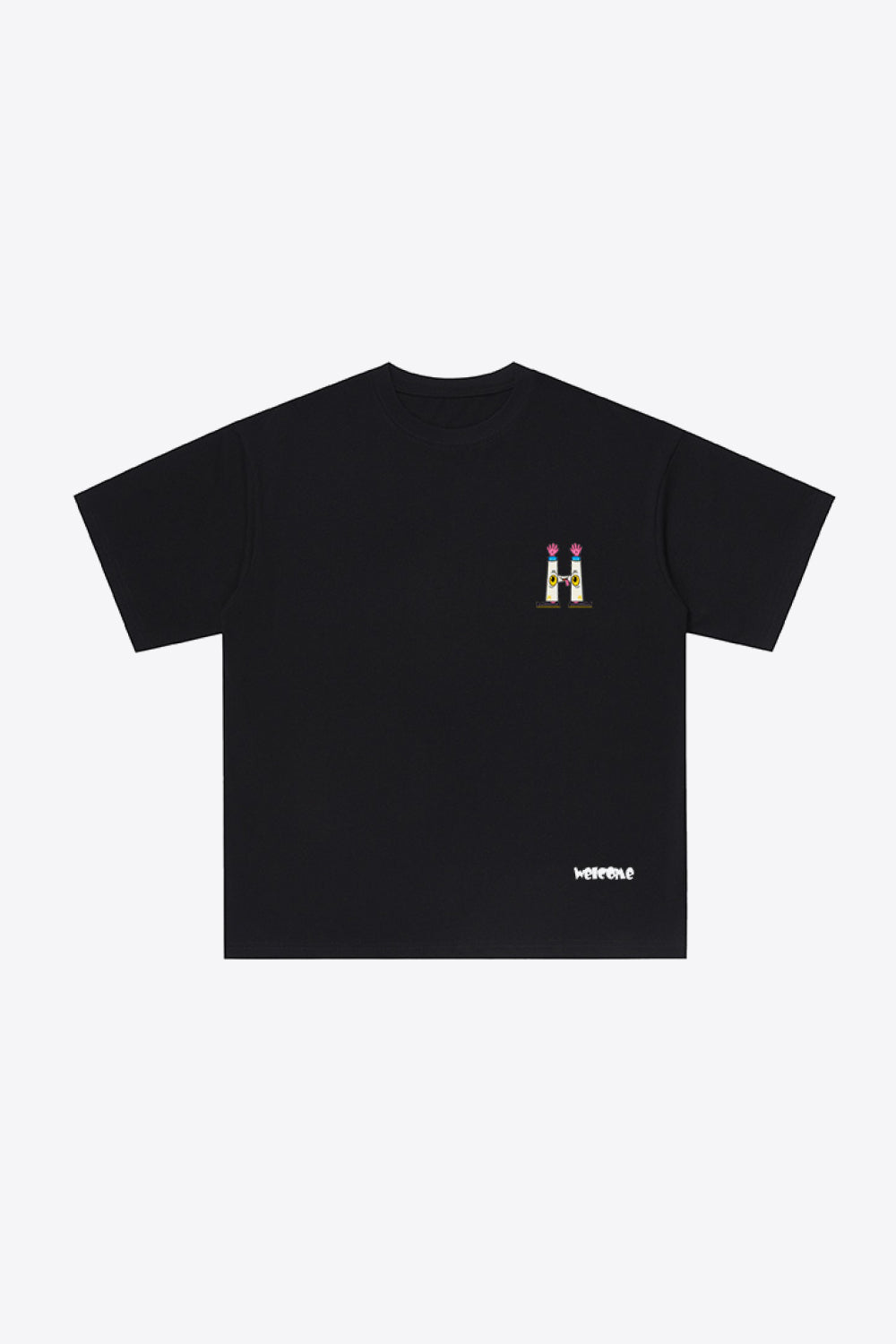 Graphic Dropped Shoulder Cotton T-Shirt