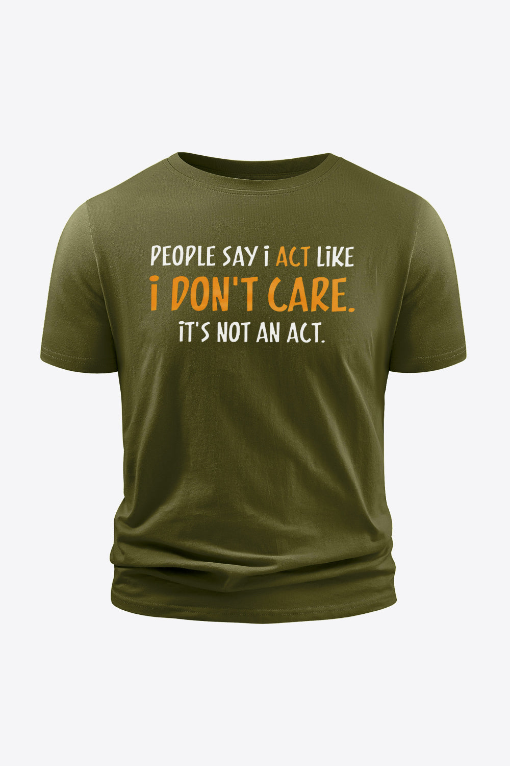 Slogan Graphic Short Sleeve T-Shirt