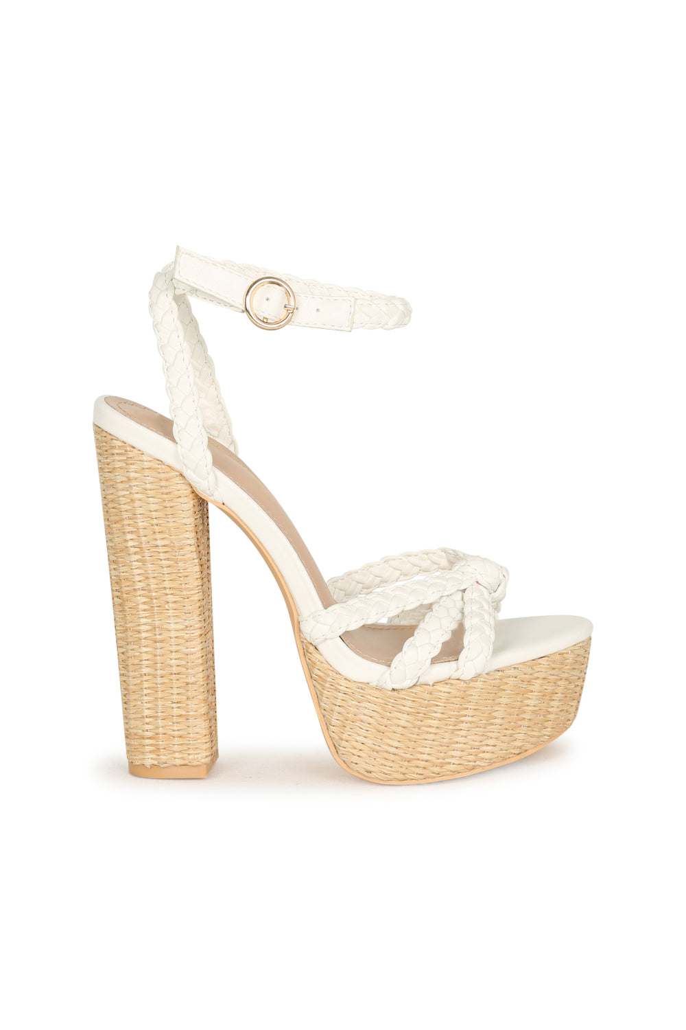 DDK From the Top Braided Platform Heels