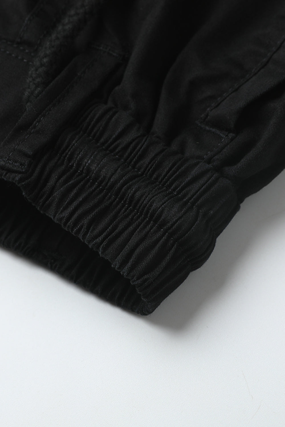 Drawstring Waist Cargo Joggers with Pockets