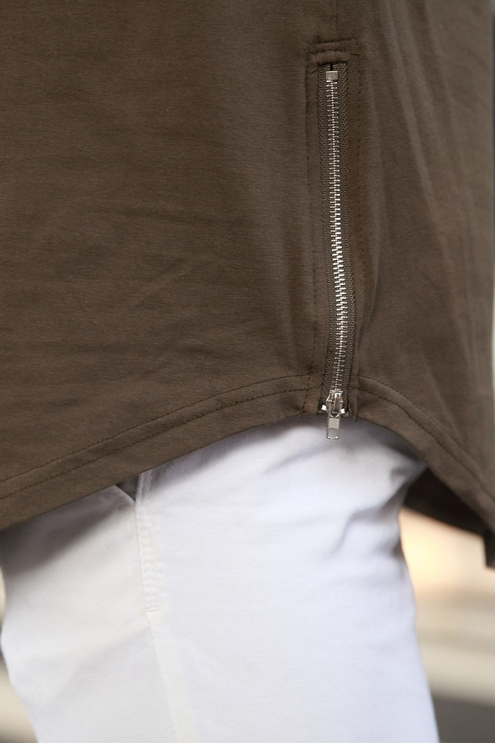 Short Sleeve Drawstring Hoodie