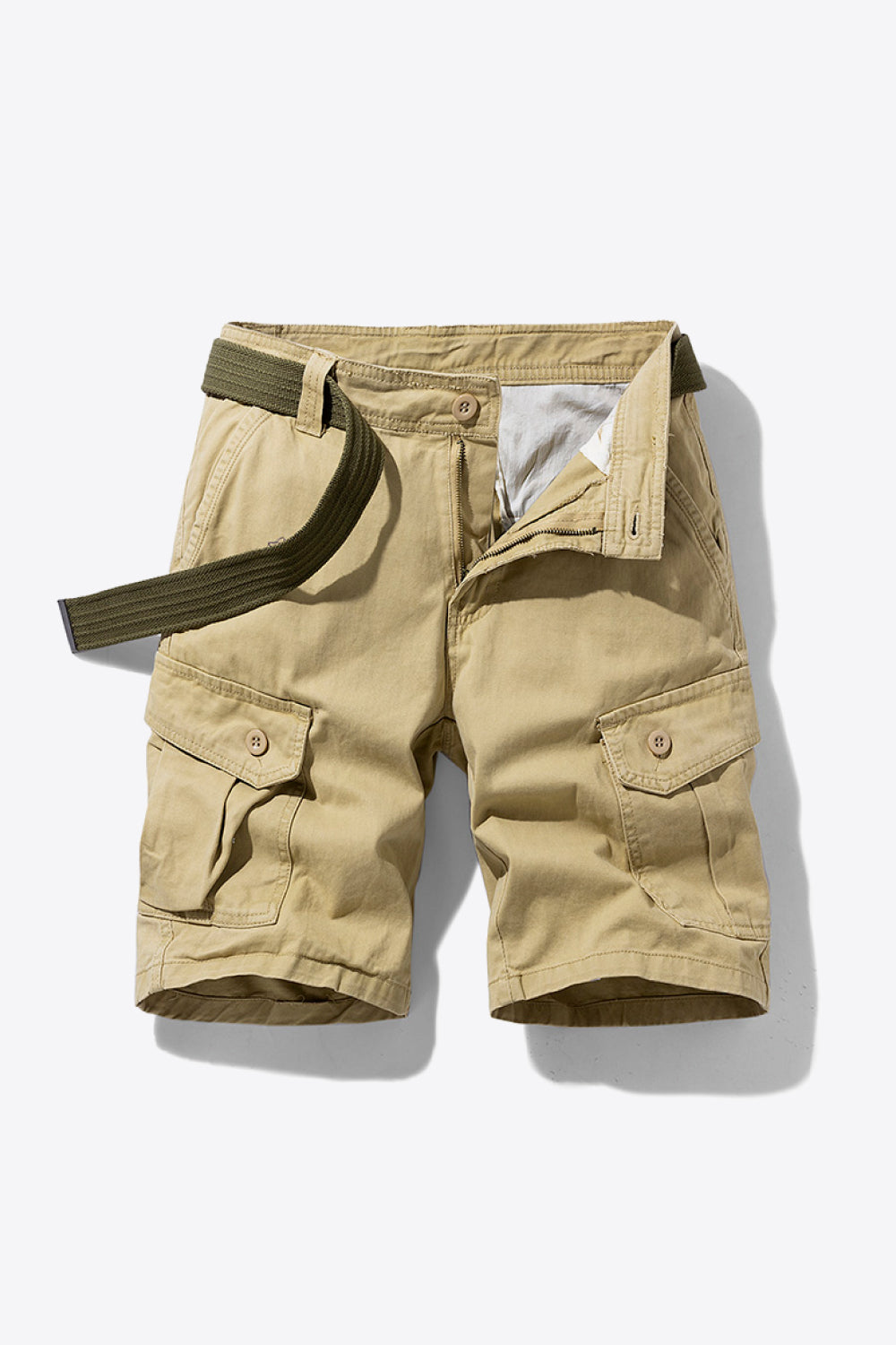 Belted Cargo Shorts