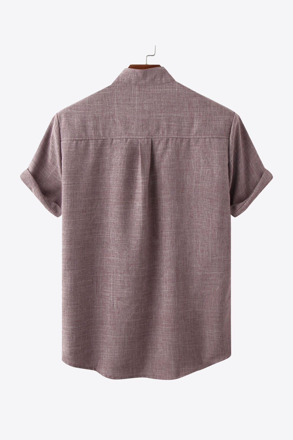 Button Front High-Low Pocket Shirt