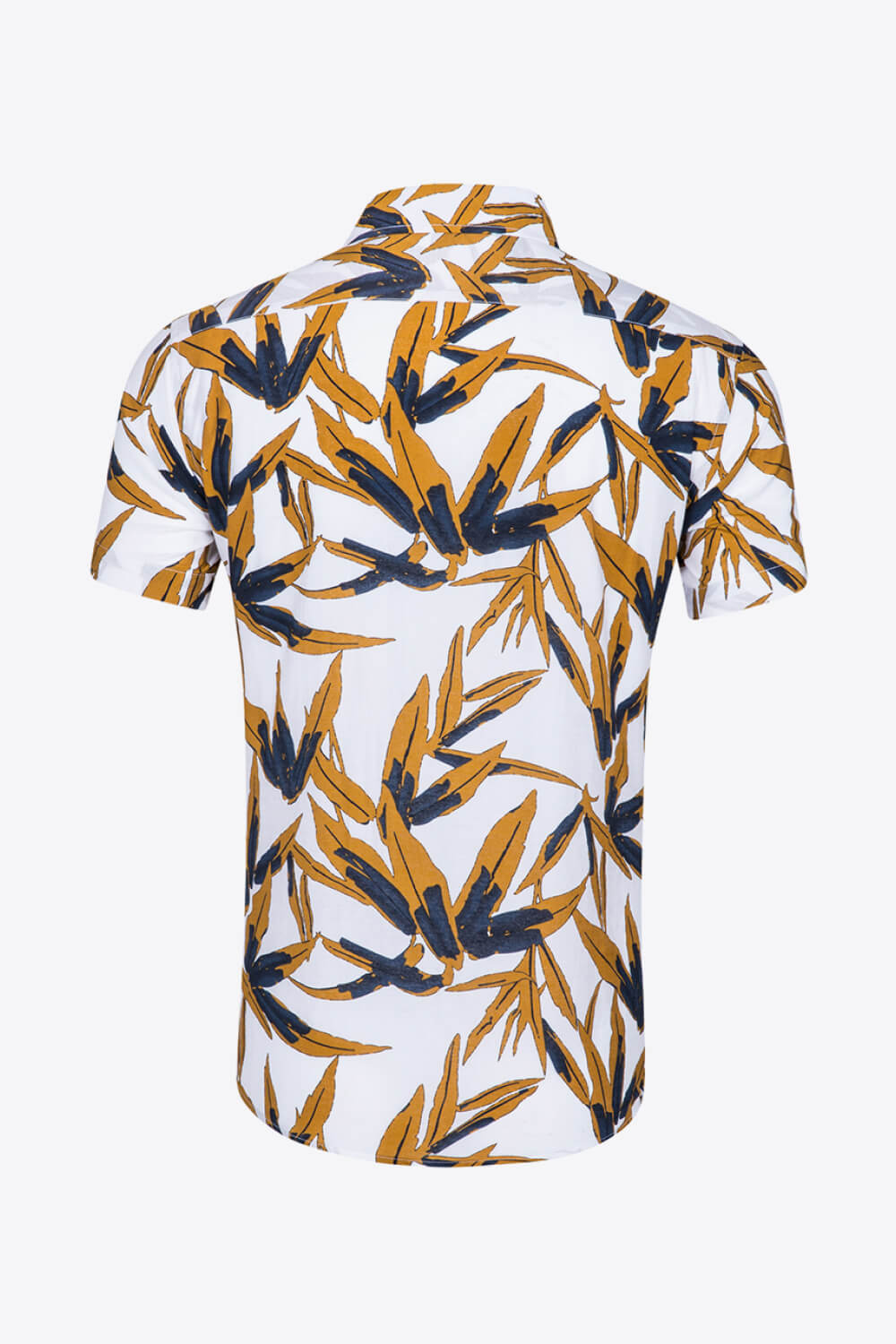 Tropical Pattern Buttoned Beach Shirt