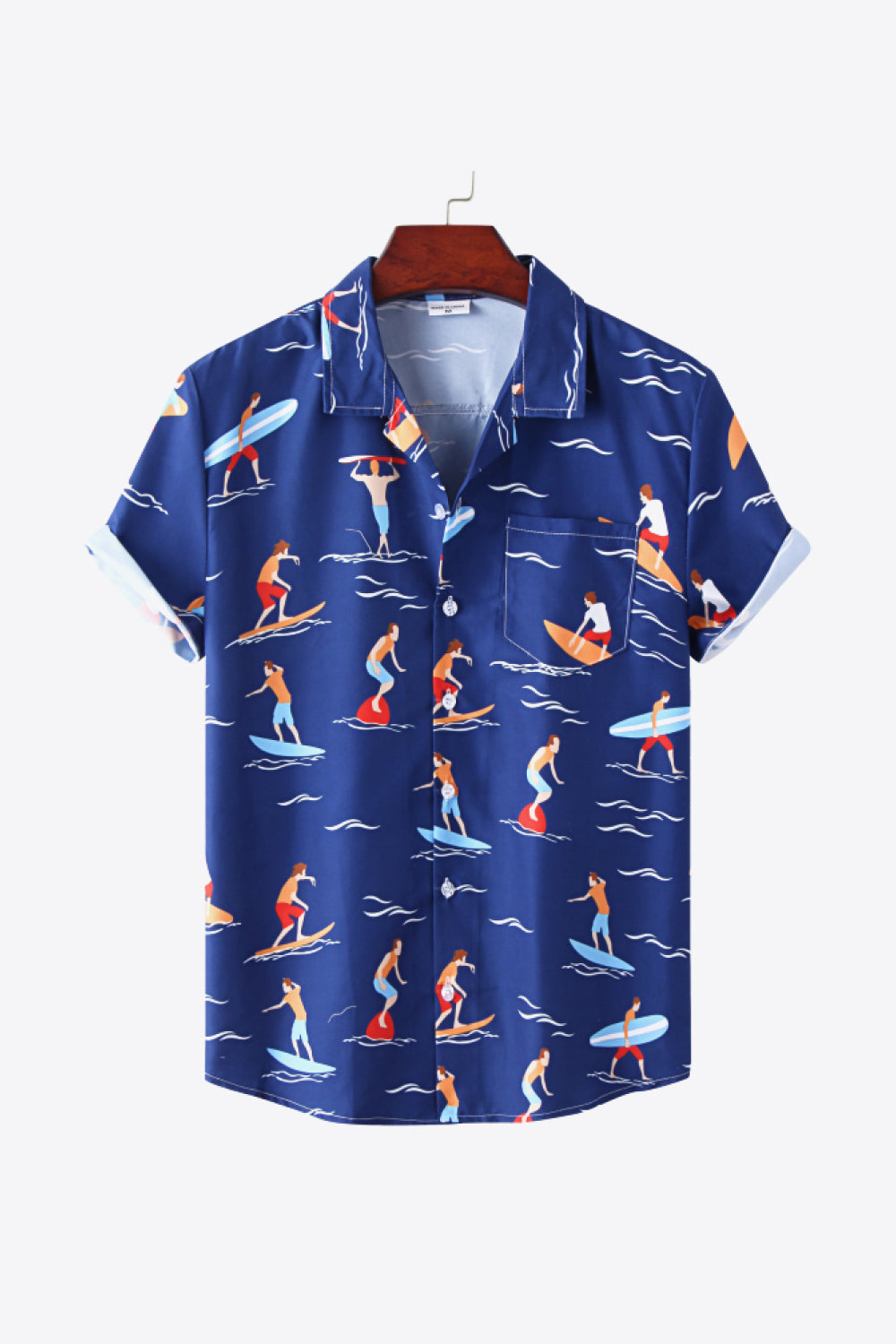 Full Size Take a Vacation Printed Short Sleeve Shirt