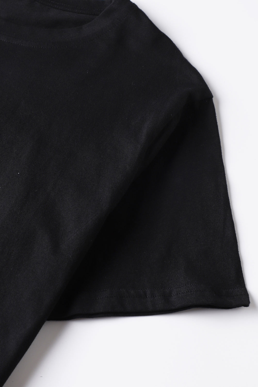Slogan Graphic Round Neck Tee
