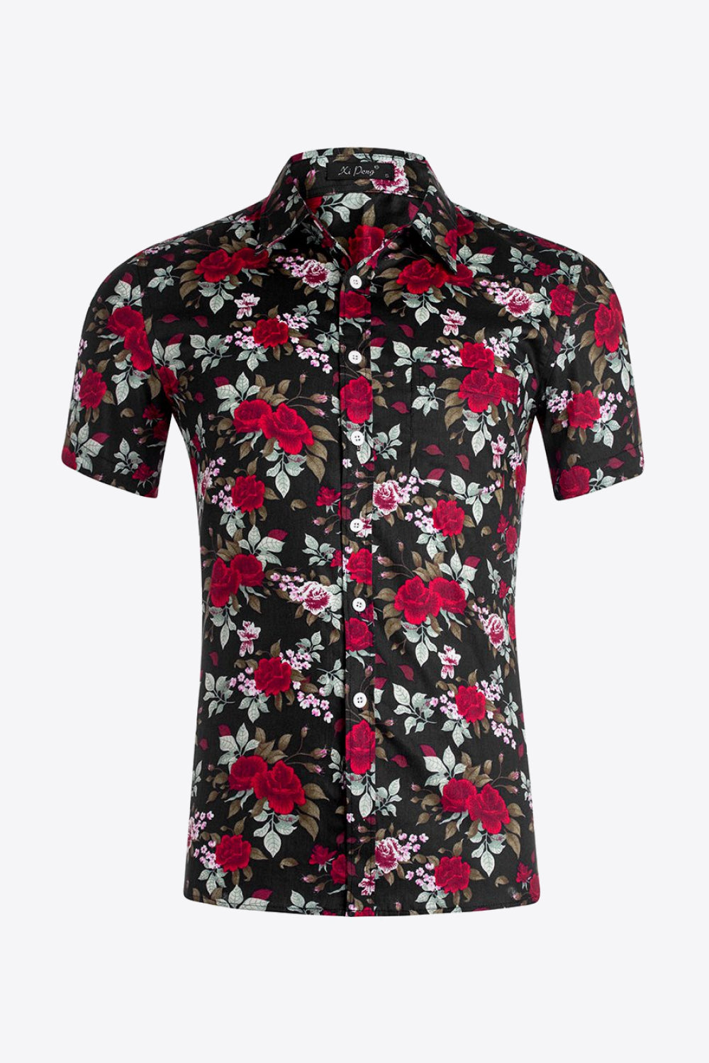 Vacation Style Floral Beach Shirt