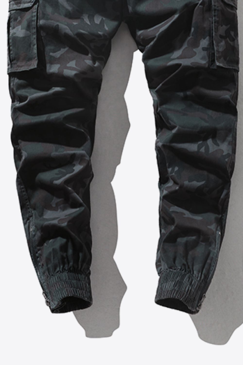 Camouflage Drawstring Waist Joggers