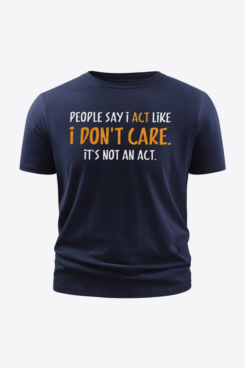 Slogan Graphic Short Sleeve T-Shirt