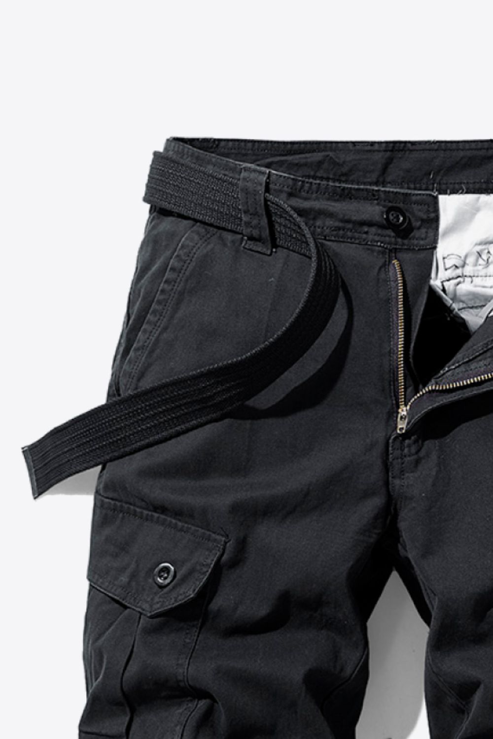 Belted Cargo Shorts