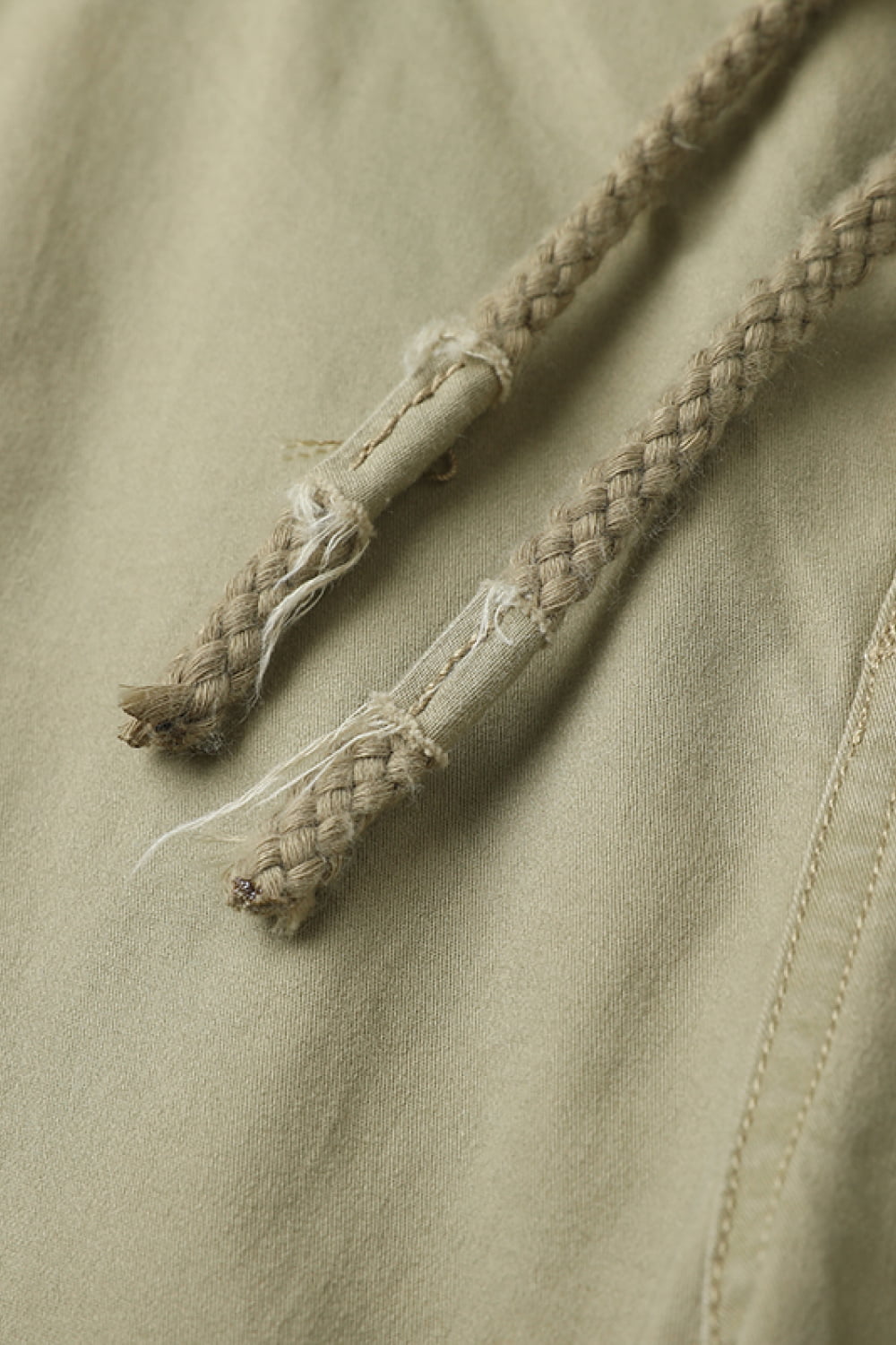 Drawstring Waist Cargo Jogger Pants