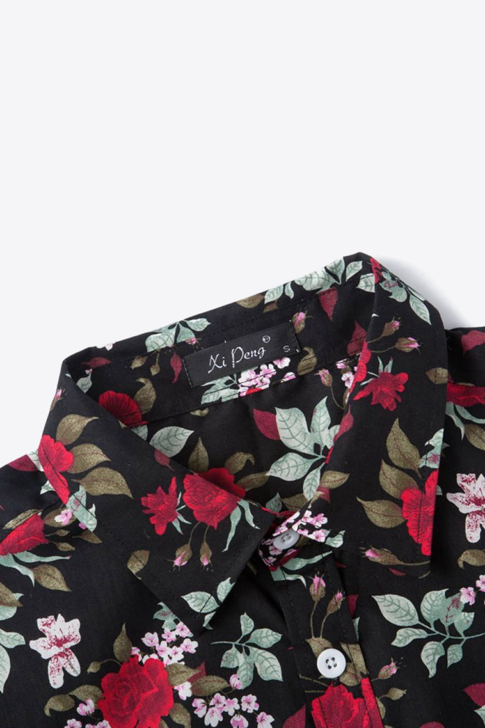 Vacation Style Floral Beach Shirt