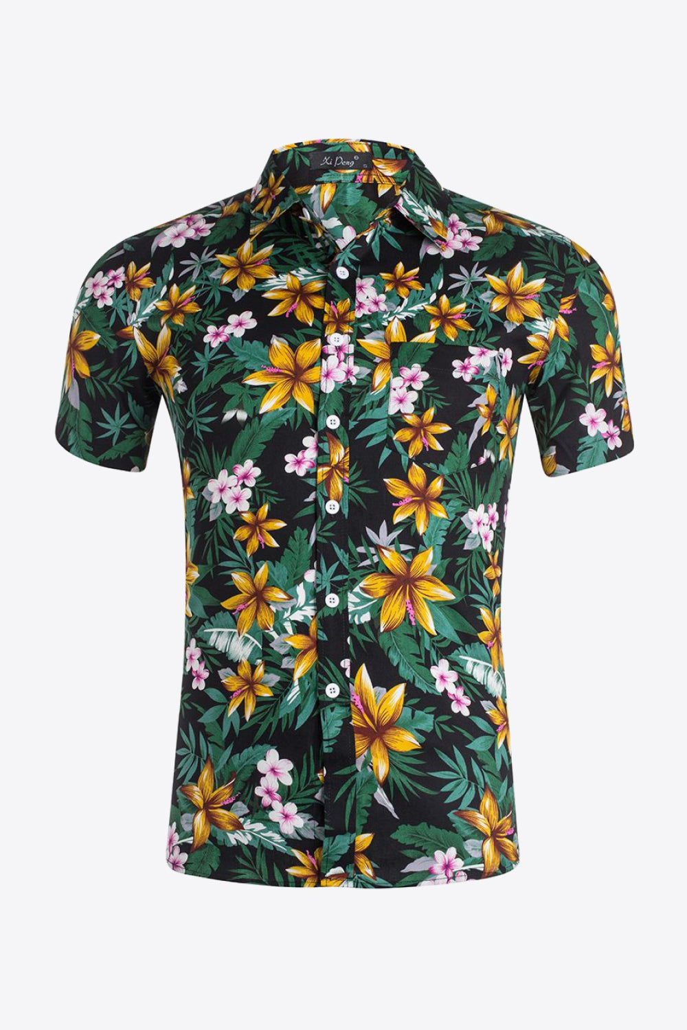Vacation Style Floral Beach Shirt