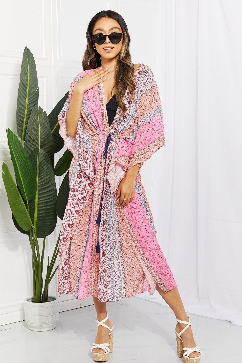 Bohemian Tassel Tie Cover Up