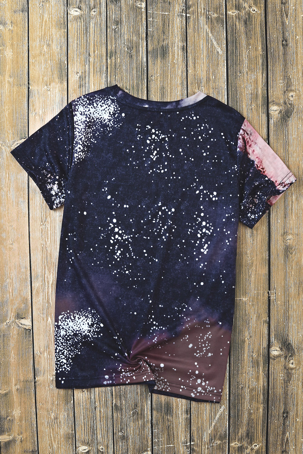 Tie-Dye Round Neck Short Sleeve Tee