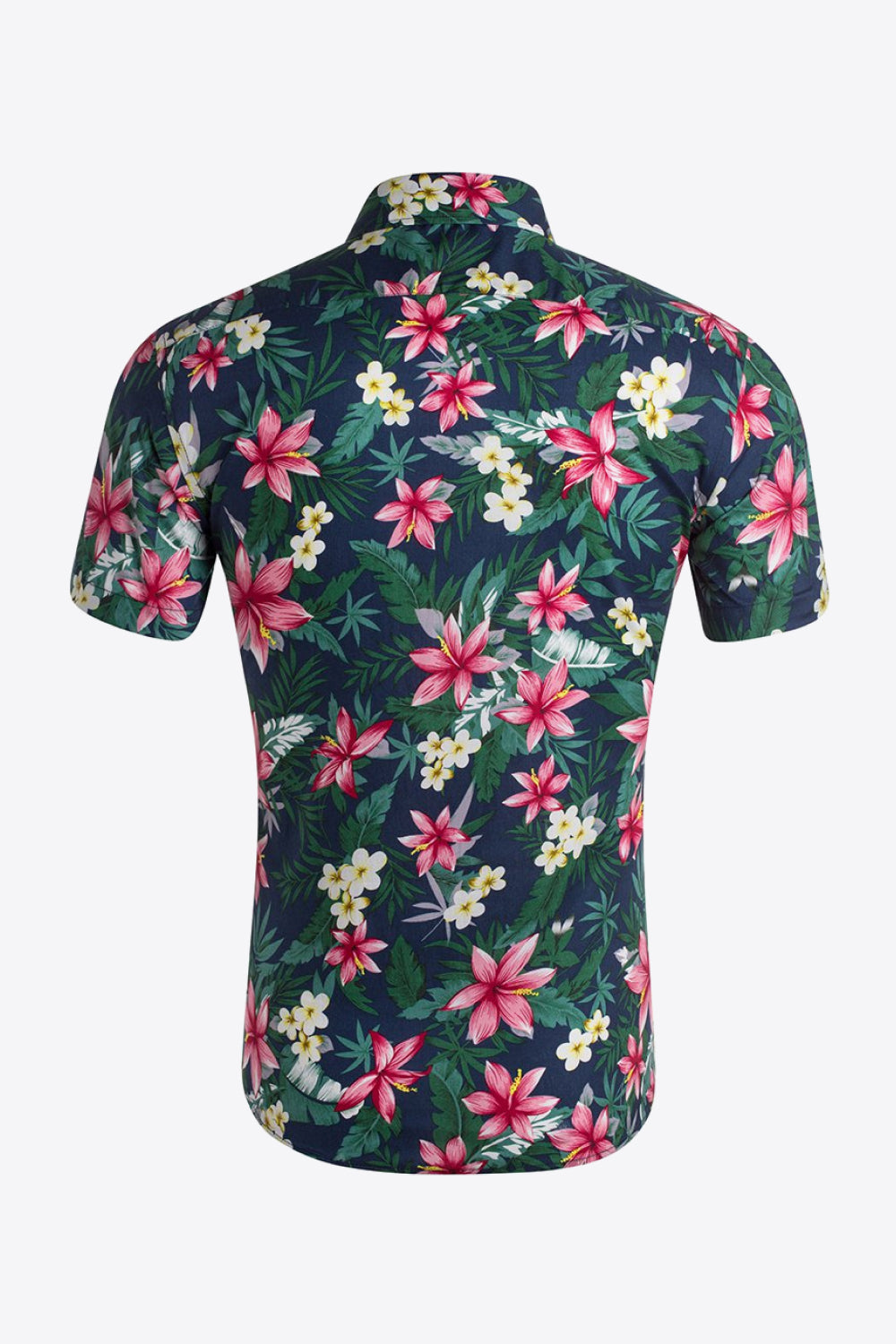 Vacation Style Floral Beach Shirt