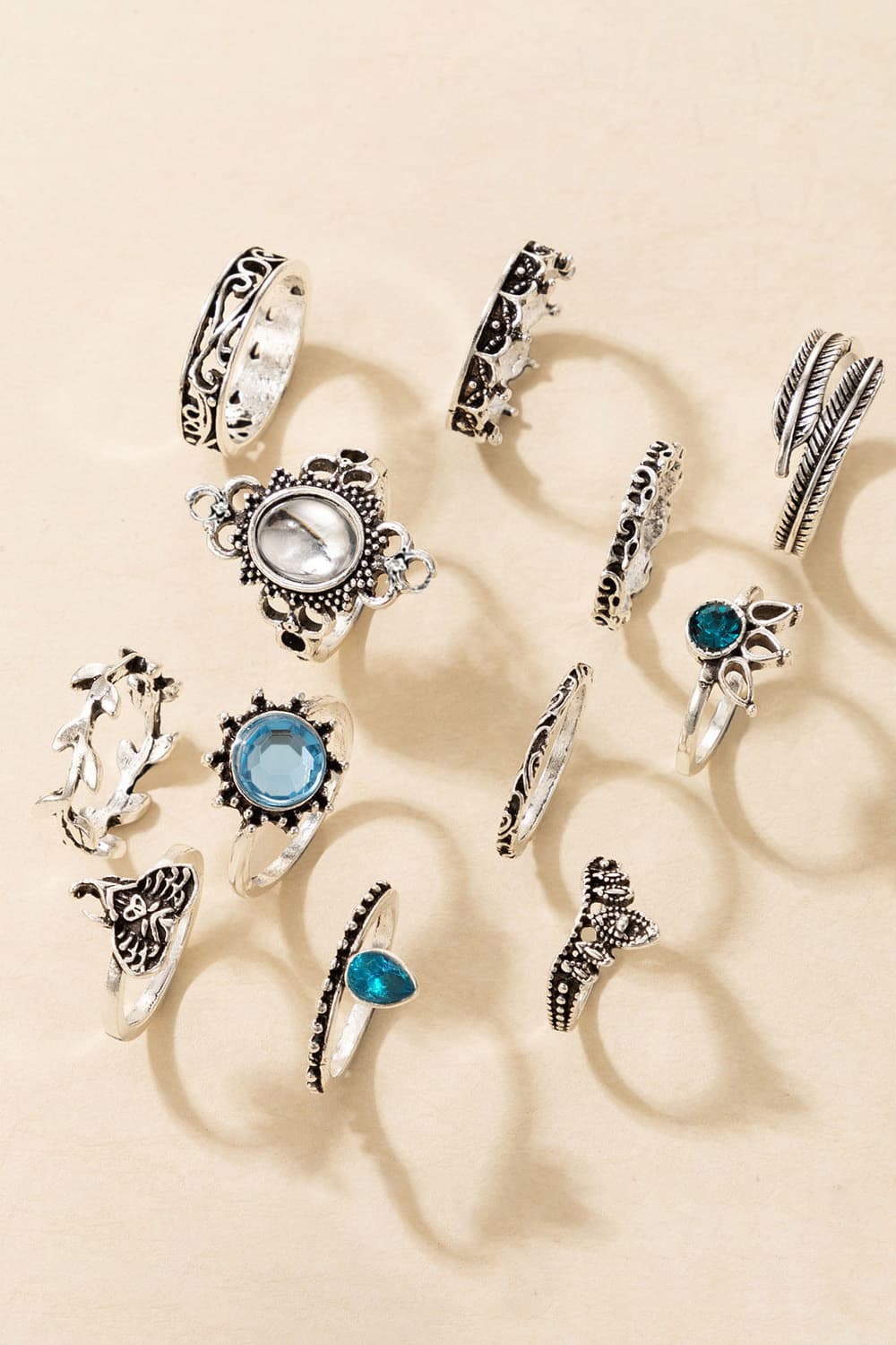 Zinc Alloy Ring Set