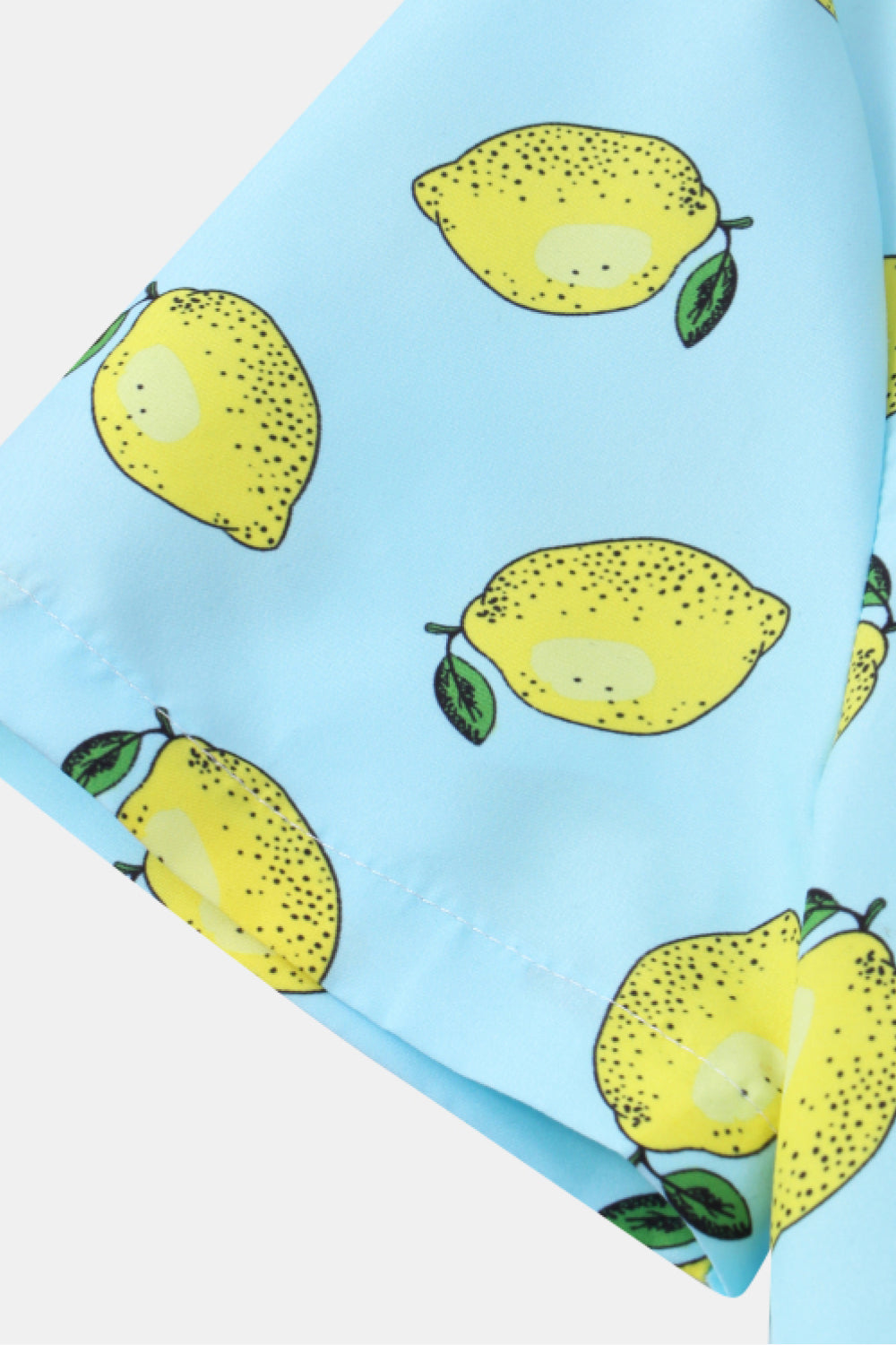 Full Size Fruit Print Short Sleeve Shirt