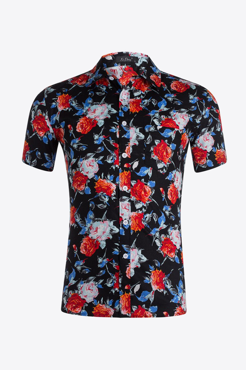 Vacation Style Floral Beach Shirt