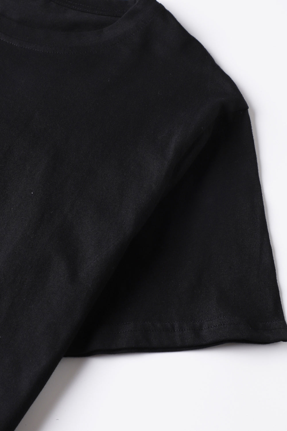 Letter Graphic Cotton Tee Shirt